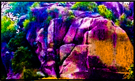 image 4 ET HABITANTS saillants sur les Montagnes Saintes d'Arigbo en TERRE SAINTE DE DASSA-ZOUME.